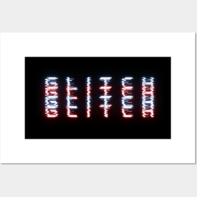 Glitch Wall Art by maryamazhar7654